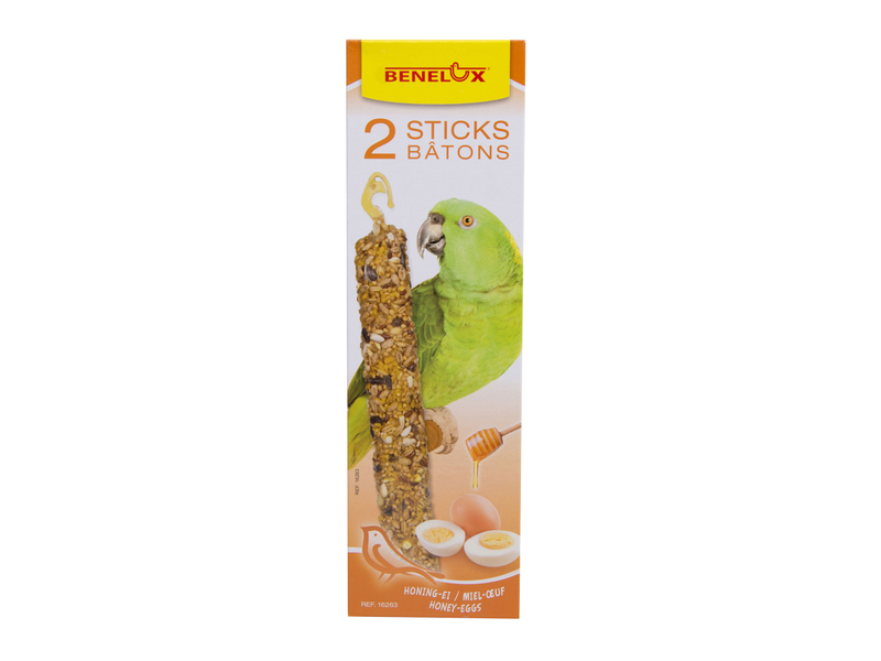 Sticks Bâtons Perroquet miel/oeuf